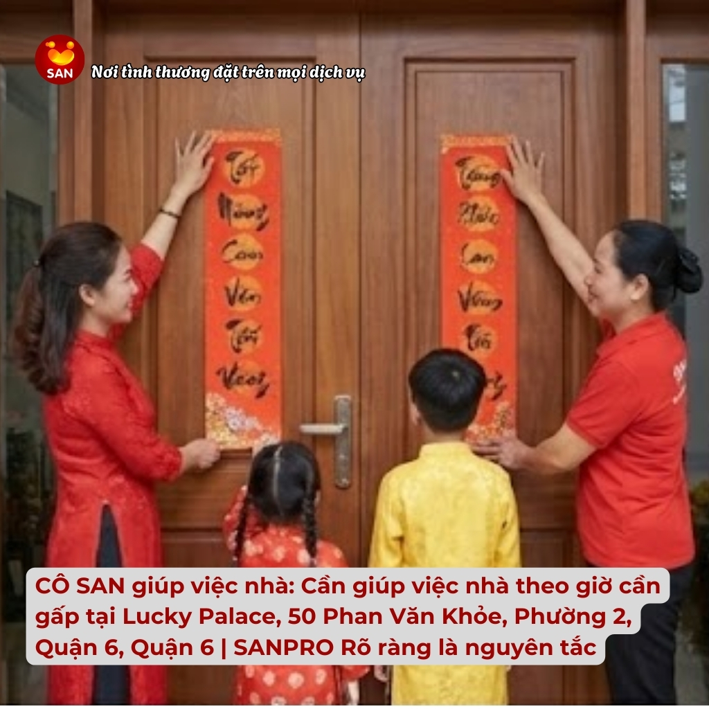 Giúp việc nhà theo giờ Lucky Palace