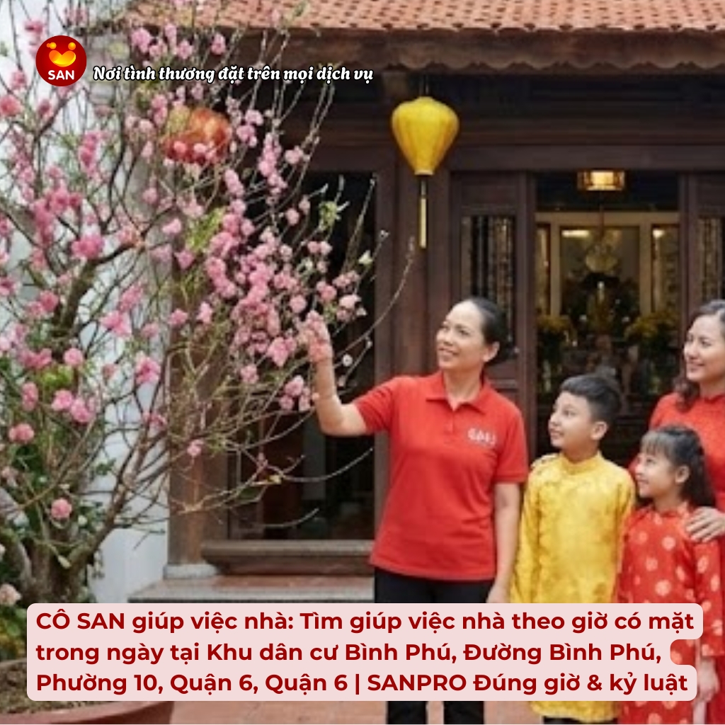 giúp việc nhà theo giờ Quận 6