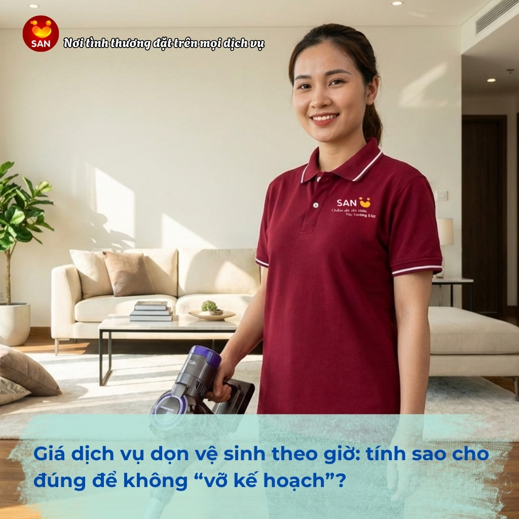 Dịch vụ dọn vệ sinh theo giờ